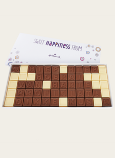 Chocotelegram Hoera Van Harte Proficiat Dikke Kus