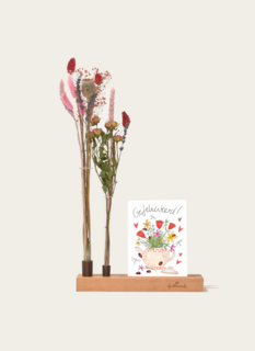 Brievenbuspakket Droogbloemen Kaarthouder Flowershot Yule