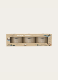 Yankee Candle Amber & Sandalwood set van 3 Geurkaarsen