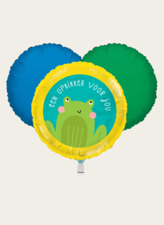 Ballonnentros Opkikker Groen Blauw
