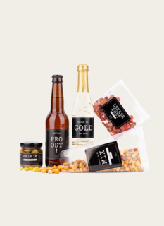 Flessenwerk Drank Cadeau Borrelpakket Biertje Wijntje