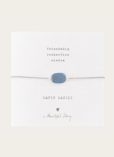 A Beautiful Story Friendship Armband Lapis Lazuli