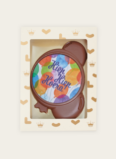 Chocolade Ballon Hiep Hiep Hoera