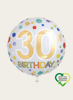 Ballon 30 Verjaardag Multi Ballon 30 Verjaardag Multi