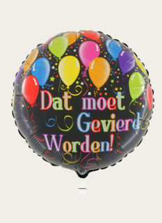 Ballon Dat Moet Gevierd Worden Multi