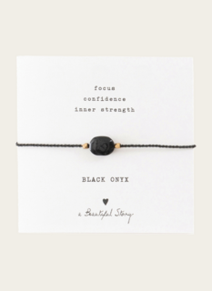 A Beautiful Story Focus Armband Onyx