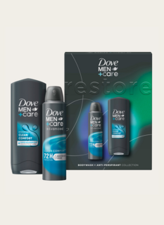 Dove Men+Care Clean Comfort Duo Shower Cadeauset