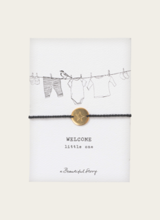 A Beautiful Story Welcome Little One Armbandje