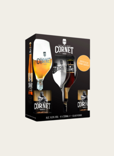 Cornet Oaked 4x33 cl inclusief bierglas
