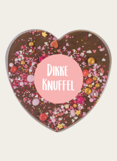 Brievenbus Chocolade Hart Dikke Knuffel