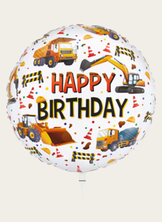 Ballon Happy Birthday Bouw Multi Ballon Happy Birthday Bouw Multi