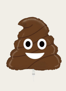 Ballon Emoji Poop Bruin