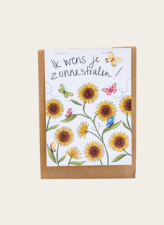 Bloemzaden Kraftzakje Zonnebloemen Matia Studio