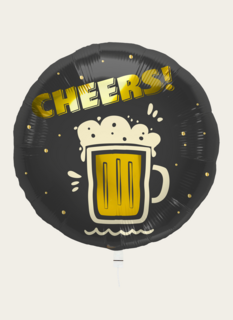 Ballon Cheers Bierpul Goud Zwart