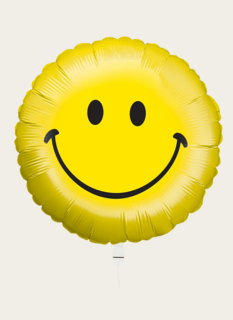 Ballon Smiley Geel