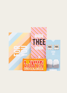 Verwenpakket Tony Chocolonely + Thee Veel liefs