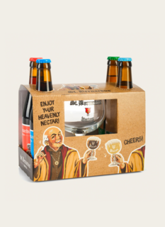 St. Bernardus met glas cadeaupakket