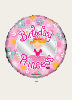 Ballon Birthday Princess Roze