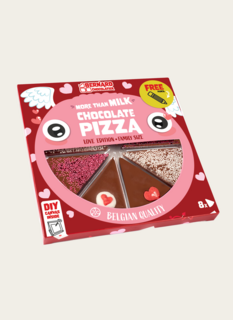 Chocolade Pizza Hartjes